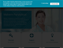 Tablet Screenshot of panalytical.com
